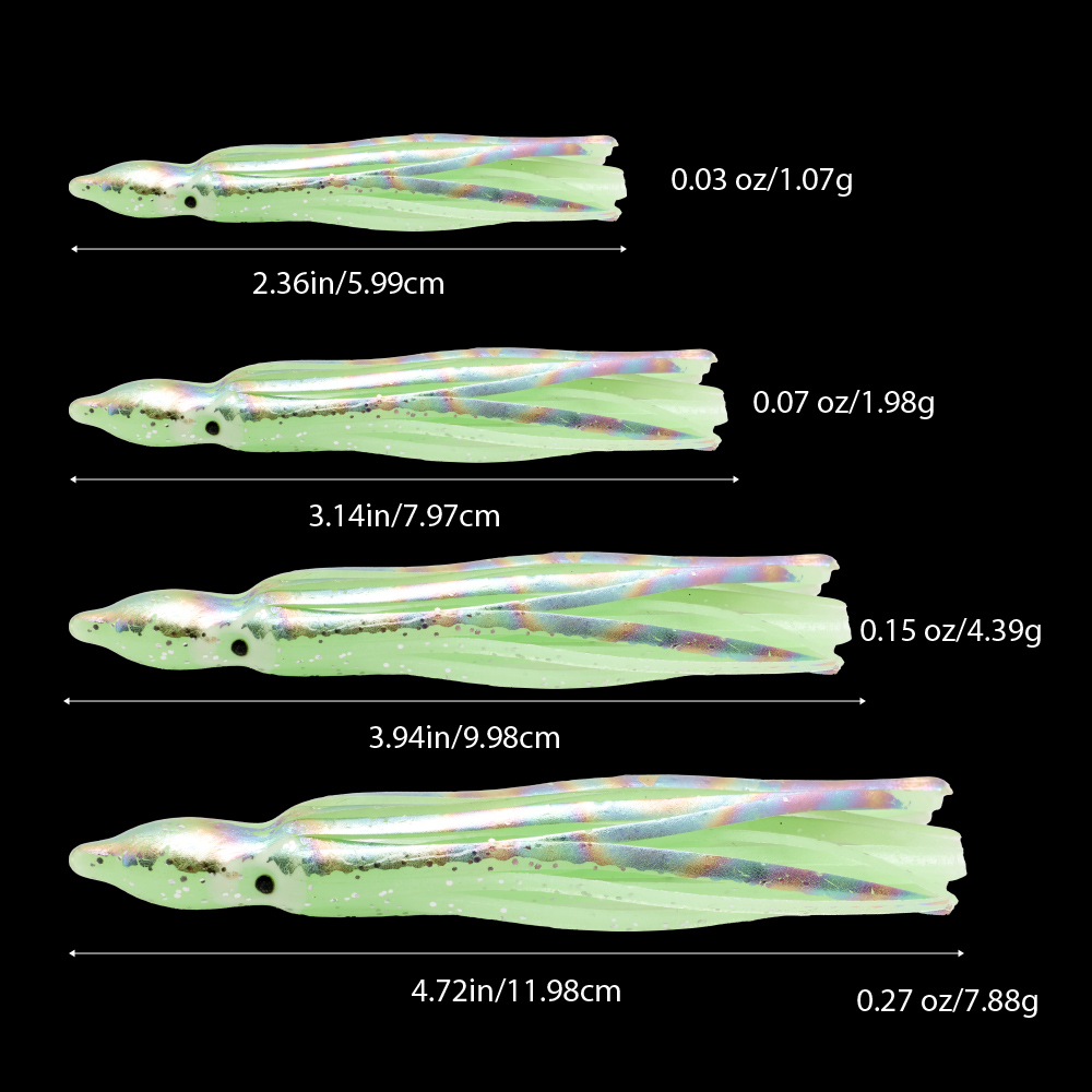 10 Pcs Soft Light Octopus Squi - Fishing Lure Buzzbait review and price