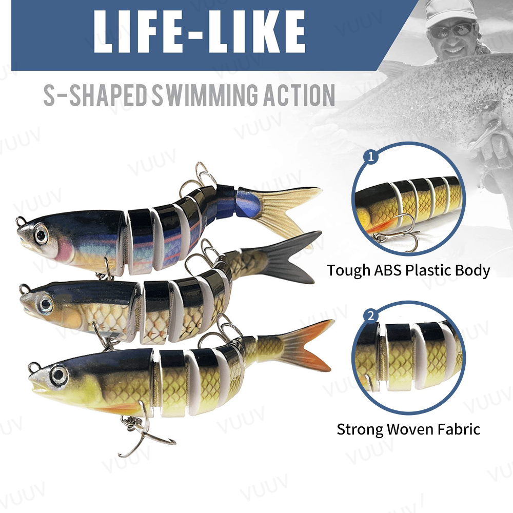 10 pcs Fishing Lures for Bass  - Fishing Lure Swimbait review and price