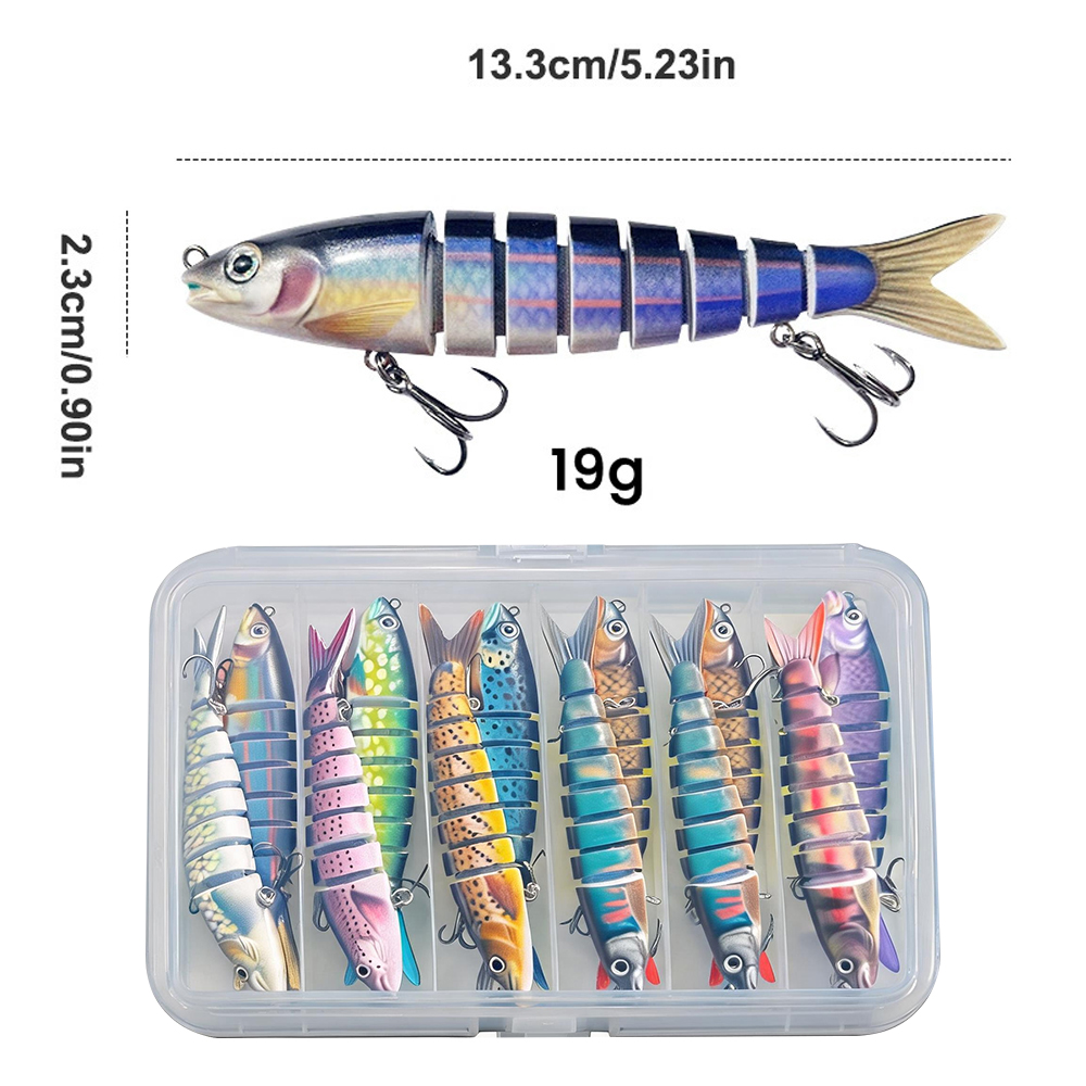 10 pcs Fishing Lures for Bass  - Fishing Lure Swimbait review and price