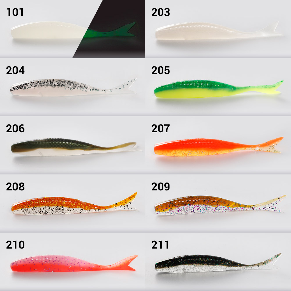 NOEBY Soft Lure Blade Minnow 9 - Fishing Lure Blade Bait review and price