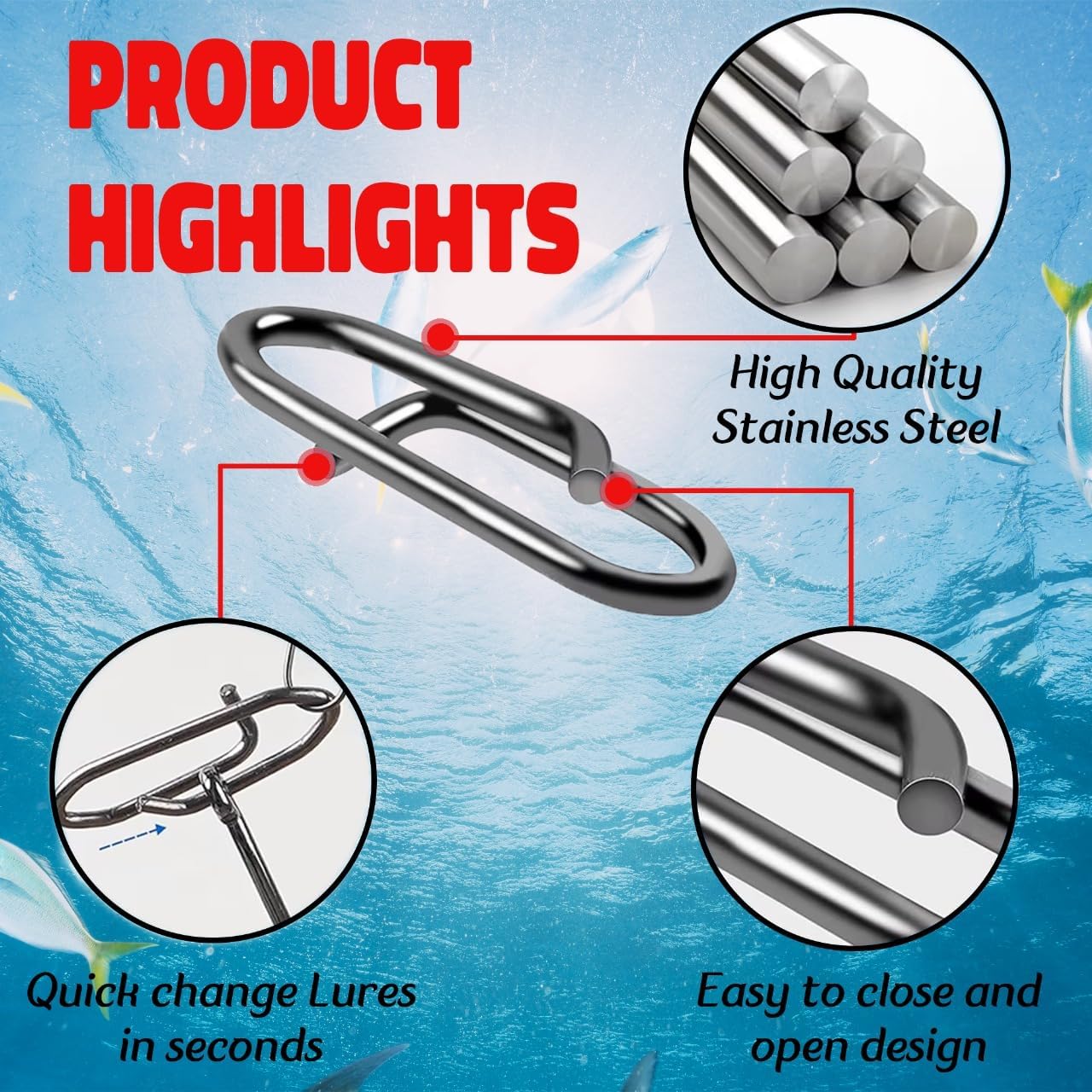 9KM Fishing Snap Kit 110pcs Po - Fishing Lure Kit review and price