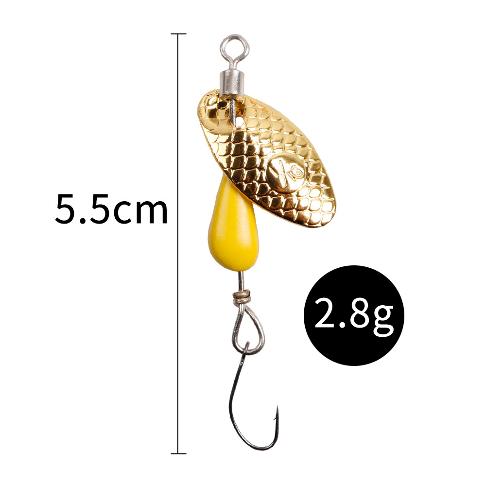 2Pcs Spinner Spoon Metal Bait  - Fishing Lure Swimbait review and price